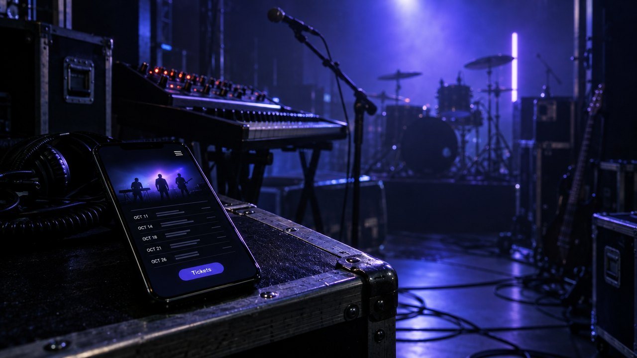 Webseite für Bands und Künstler